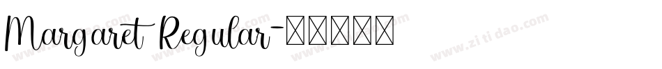 Margaret Regular字体转换